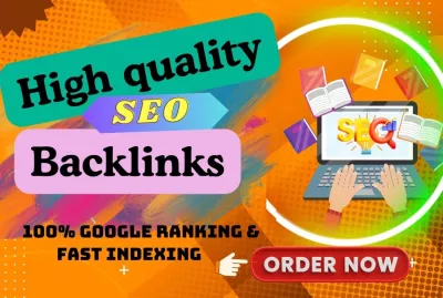 provide 400 High-Quality SEO Backlinks for Website Ranking
