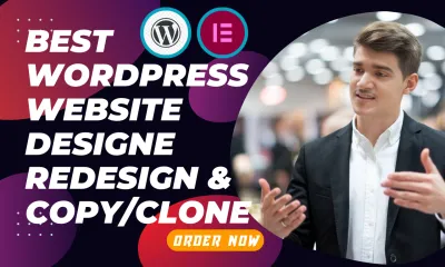 I will build WordPress website design redesign and development 