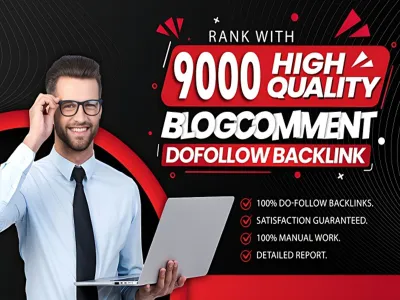 3000 Blog Comment SEO Backlinks On High DA PA