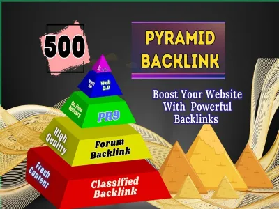  Provide High-Quality SEO Link Pyramid Backlinks to Boost Your Website Rankings Fast