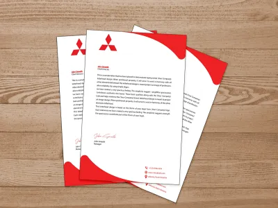Create a Custom Professional Letterhead Design for Business or Personal Use