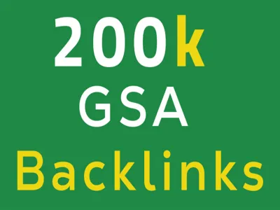 I will provide 200K GSA Backlinks For Faster Google Ranking