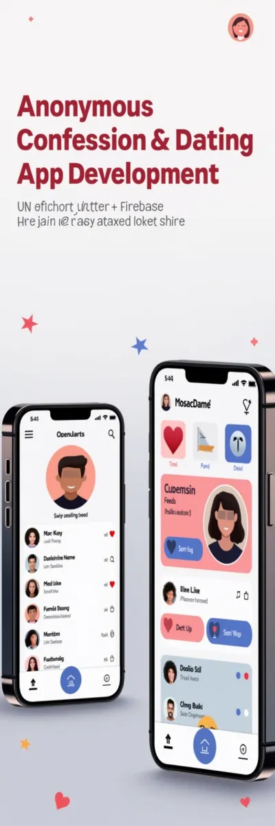 I will build your anonymous confession or modern dating app with Flutter