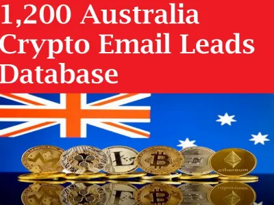 Give You 1,200 Australia Crypto Users Email Leads Database