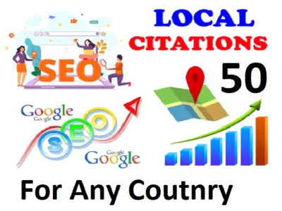 I will provide 50 Live local citations or local listings for targeted country.
