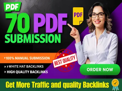 Rank Higher on Google with 70 High DA DOC, PPT & PDF Submission Backlinks