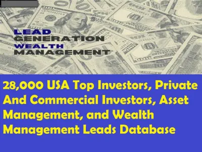 28,000 USA Top Investors, Private And Commercial Investors and Asset Management Leads