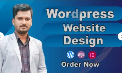 I will create wordpress website design and development theme install customization