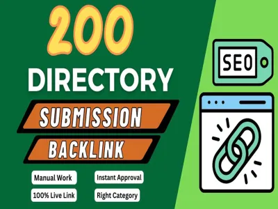 I will do 200 directory submission manually with fast approval