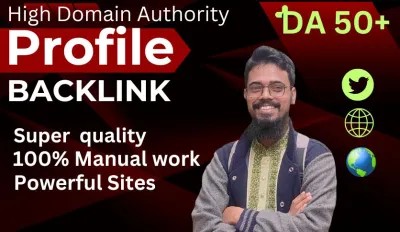 Get Ranked with a Manually Created Super Quality Profile Backlink