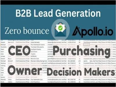 Give You 627,158 Apollo io Worldwide Email Leads Database