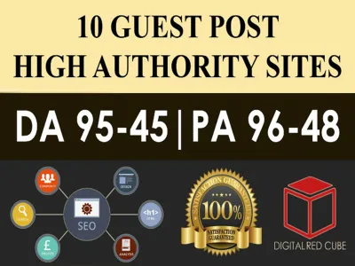 Write and Publish 10 premium Guest Posts On DA90