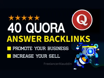 Drive Massive Traffic with Niche Relevant Quora Answers & Clickable SEO Backlinks