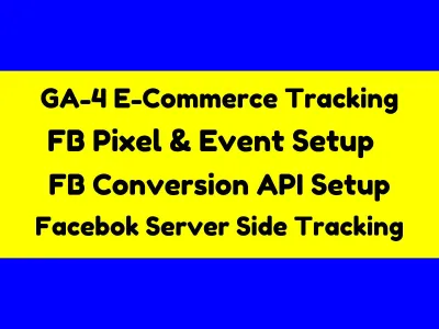 meta facebook pixel setup conversion API, ga4 server side tracking, FB CAPI ,  GTM