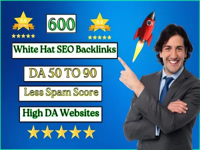 High Authority 600 White Hat SEO Backlinks