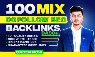 create 100 dofollow SEO backlinks for high da authority white hat link building