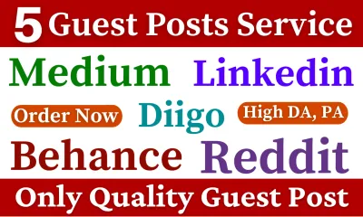 5 Dofollow Guest Posts On High DA PA Sites