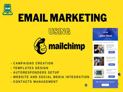 setup mailchimp email marketing automation campaign and newsletter