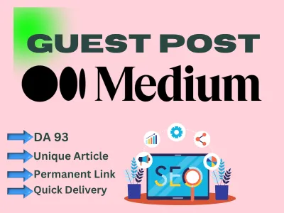 Write And Publish SEO-Optimised Guest Posts for Medium.com