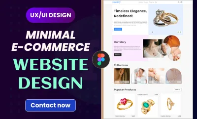 Do UX UI design, creative website design in Figma