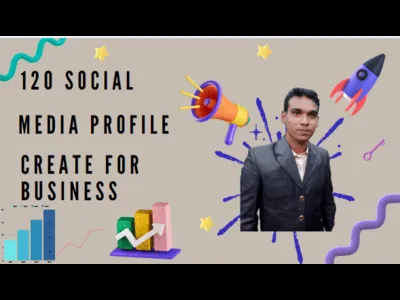 Create 120 Social Media Profile For Brand Creation And Promote