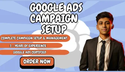 setup and manage your google ads search network adwords PPC campaigns