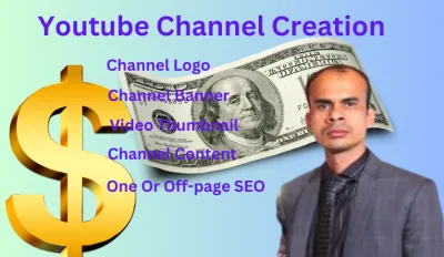 do Youtube Channel Creation & youtube manager Services