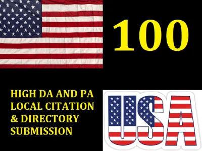 create top 100 USA Local Citations and directory submission