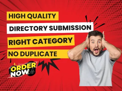 I will 100+ do manual directory submission for backlinks and ranking