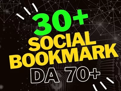 Instant 30 Powerful Social Bookmark within 24 hours