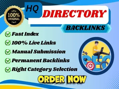 I will create 100 high-quality directory backlinks for your website's SEO ranking