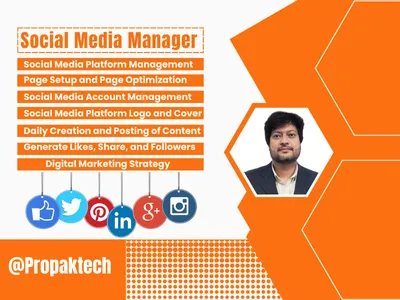 be your social media manager and content creator