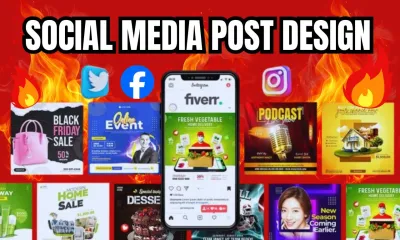 I will design modern facebook post ad creative and instagram post or ad image