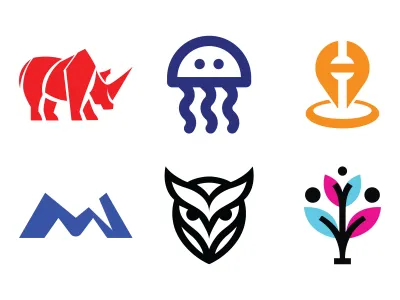 create flat, simple, and minimalist logo design
