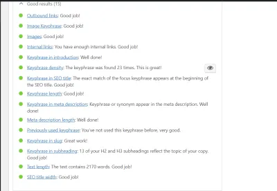 Do WordPress on page SEO with Yoast/Rank math