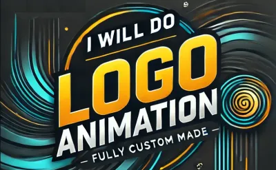 do custom logo animation for brand or youtube