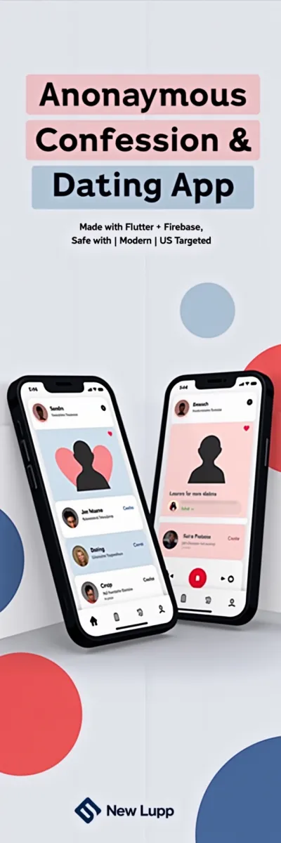 I will build your anonymous confession or modern dating app with Flutter