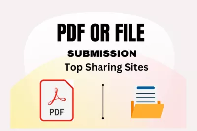 I will do manually PDF submission to 30 pdf sharing sites