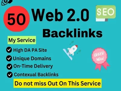 I Will Build High Quality Web 2.0 Backlinks to Enhance Your Websites