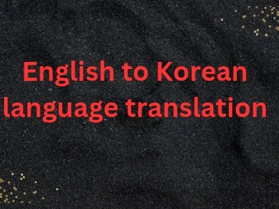 English to any language 