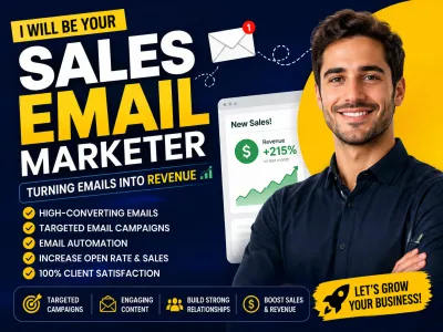 I will be your online sales marketer b2b b2c leads generation 