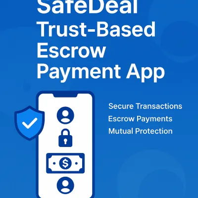 I will develop SafeDeal – A Trust-Based Escrow Payment App for Secure Transactions