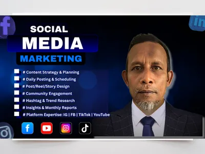 be your social media manager and SMM or content creator for brand growth
