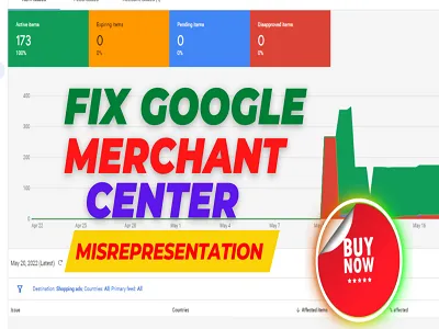 fix google merchant center suspension and misrepresentation