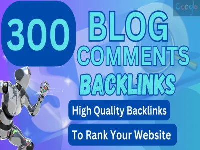 I will create 300 dofollow blog comment backlinks with high da