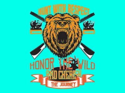 I will do awesome hunting typography design