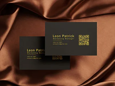 do minimalist, clean and luxury business card design for you