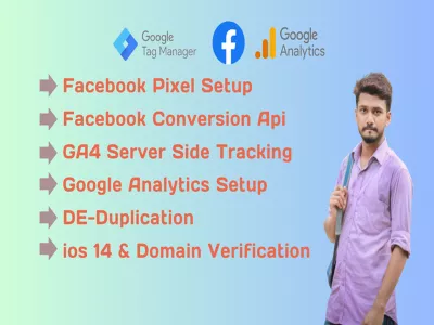 setup ga4 and server side tracking for ecommerce website via gtm