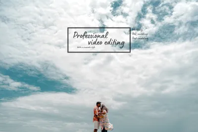 edit your wedding video professionally