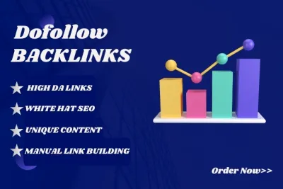 I will Do High Quality SEO Backlinks Dominate With High DA Websites
